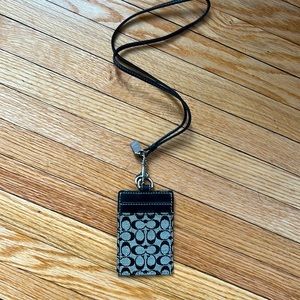 Like new vintage coach card holder/wallet